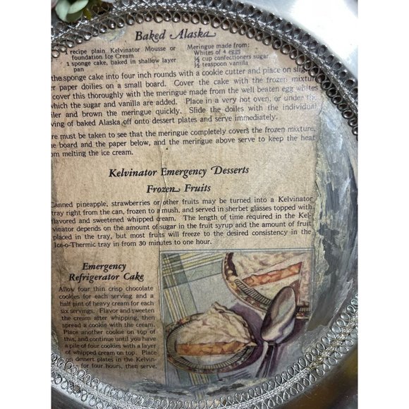 A Flipped Wilton Plate Collectible Pewter Metalware-Decoupaged wi/Transfers - Picture 10 of 12